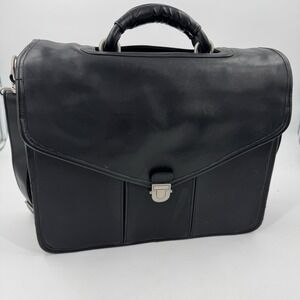 Targus Black Platinum Leather Notebook Shoulder Bag Case Pre-Owned Model‎ CPLC1